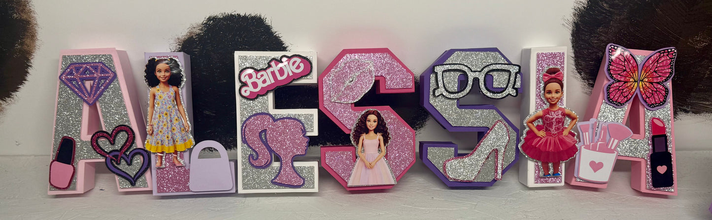 3D Letters or Numbers