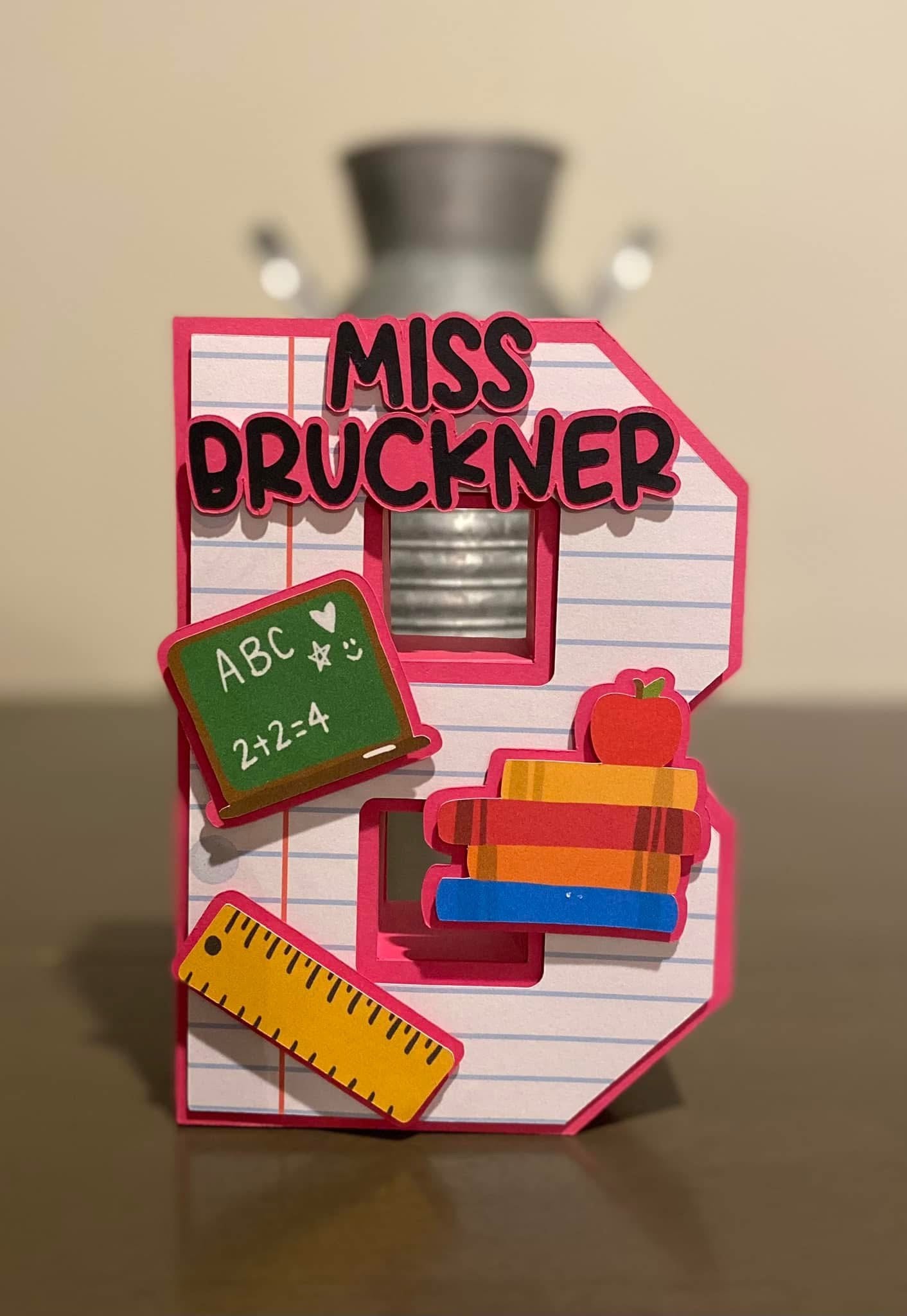 3D Letters or Numbers