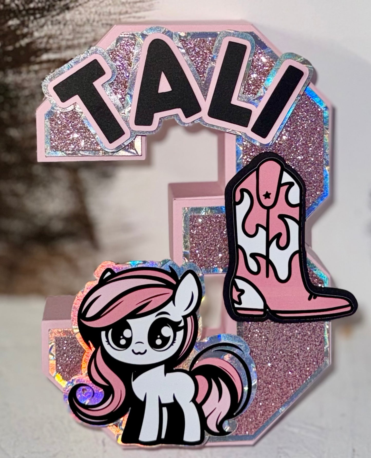 3D Letters or Numbers